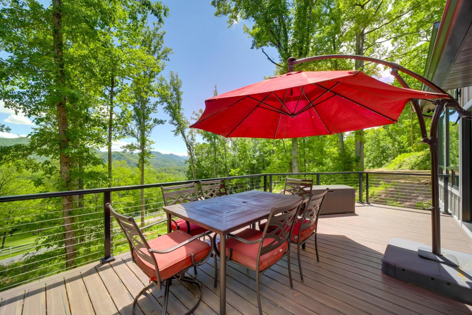 Remote Smoky Mtn Escape With Views And Trail Access! Villa Cullowhee Exterior foto