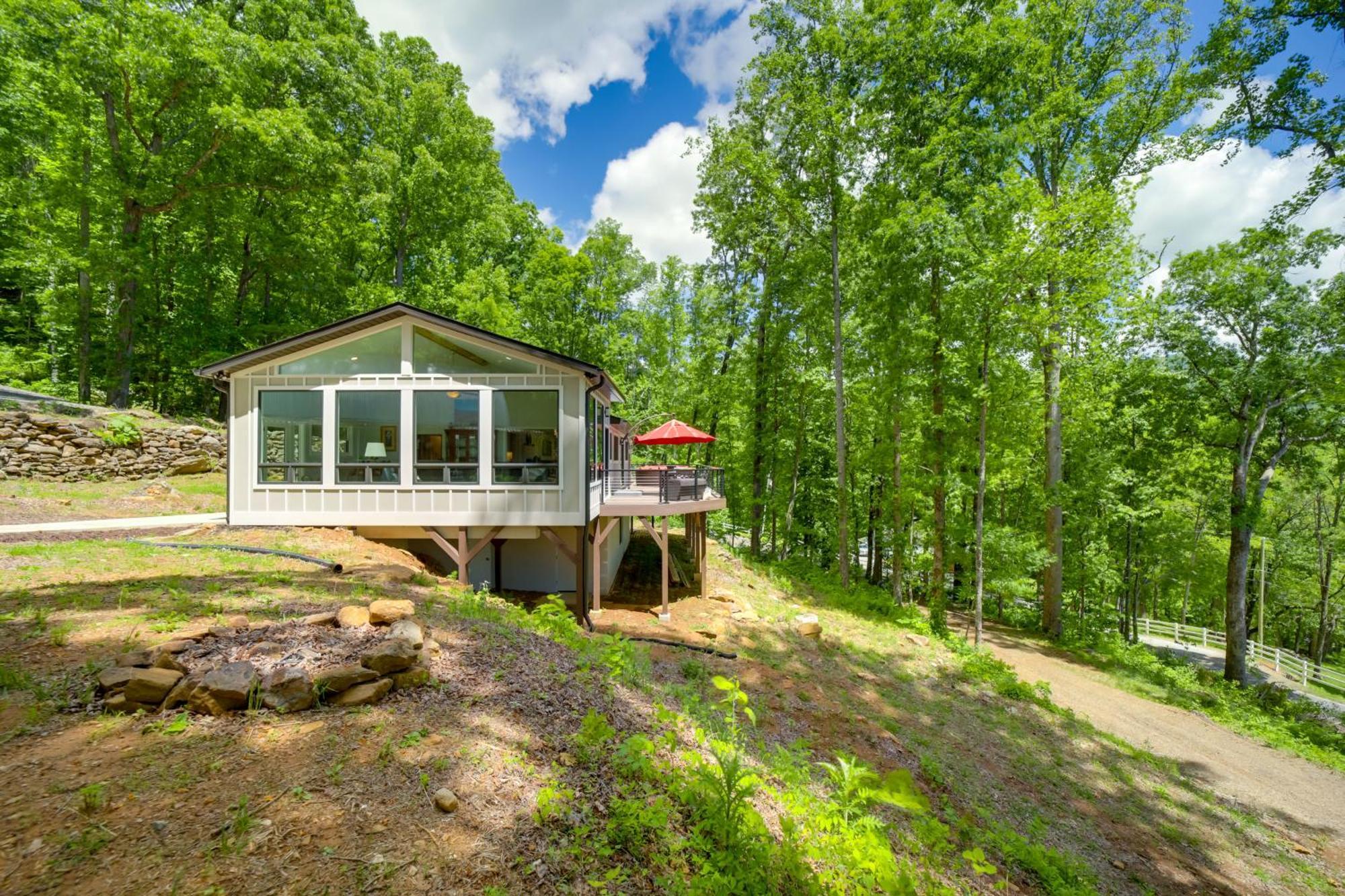 Remote Smoky Mtn Escape With Views And Trail Access! Villa Cullowhee Exterior foto