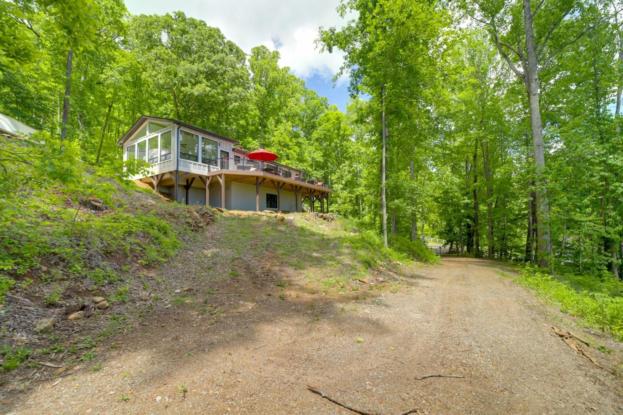 Remote Smoky Mtn Escape With Views And Trail Access! Villa Cullowhee Exterior foto